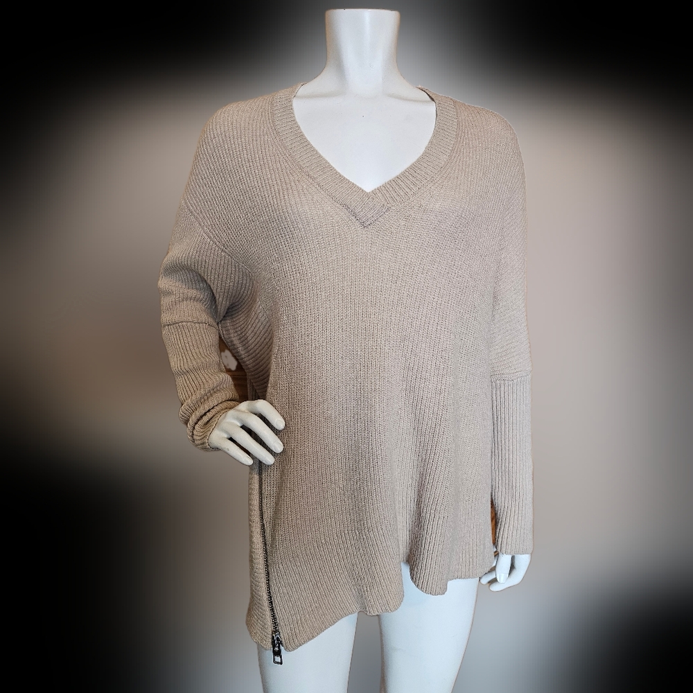 💛 33. All Saints Size Small Oversized Asymmetrical Able Zip Jumper